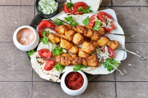 Шашлык из куриной грудки - фото шаг 9