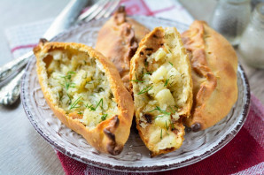 Татарские пирожки с картошкой - фото шаг 16