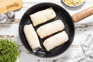 Пирожки из рисовой бумаги - фото шаг 11