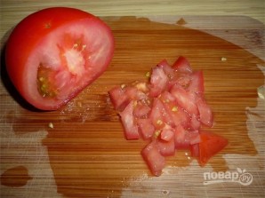 Салат из манго, томатов и моцареллы - фото шаг 5
