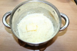 Твёрдый сыр из молока - фото шаг 4