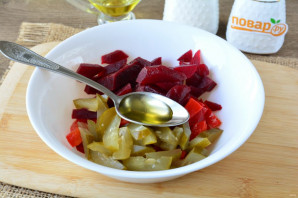 Салат из свеклы с болгарским перцем - фото шаг 7