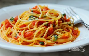 Итальянский томатный соус с базиликом - фото шаг 7