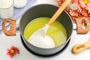 Заварной медовый торт - фото шаг 3