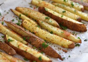 Картофель по-деревенски с сыром и специями - фото шаг 6