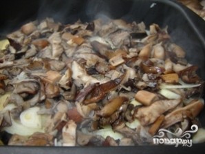 Картофель с грибами в духовке - фото шаг 7