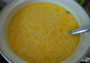 Сырный суп с вешенками - фото шаг 4
