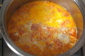 Вегетарианский суп-пюре из тыквы - фото шаг 5