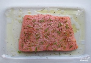 Филе лосося в духовке - фото шаг 3