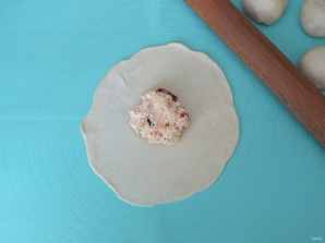Лепешки с сыром и творогом на сковороде - фото шаг 7