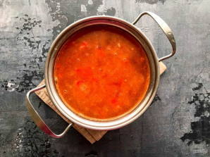 Томатный суп с картофелем - фото шаг 5