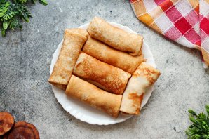 Блинчики с куриной грудкой - фото шаг 13