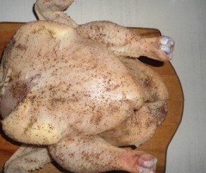 Курица в рукаве в духовке - фото шаг 3