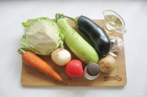 Вегетарианское рагу - фото шаг 1