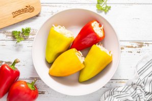 Перец, квашеный с капустой - фото шаг 7