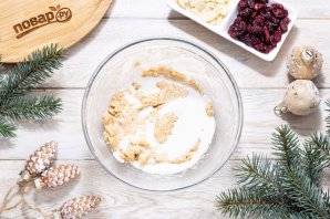 Новогоднее печенье с клюквой - фото шаг 3