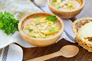 Куриный суп-пюре с макаронами - фото шаг 7