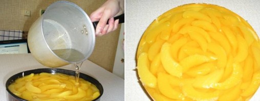 Персиковый чизкейк без выпечки - фото шаг 4