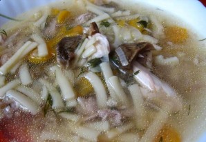Суп из белых грибов на курином бульоне - фото шаг 6