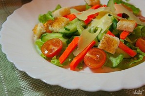 Салат пикантный с креветками - фото шаг 2