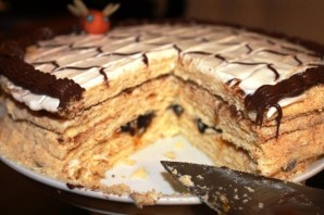 Медовый торт в заварном тесте - фото шаг 11