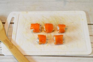 Рулетики с морковью - фото шаг 5
