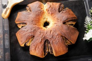 Пасхальный рулет с маком - фото шаг 15