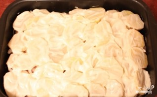 Куриное филе, запеченное с картофелем - фото шаг 5