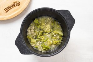 Суп-пюре с брокколи и плавленым сыром - фото шаг 5
