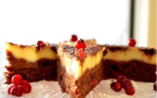 Брусничный торт с белым шоколадом - фото шаг 4