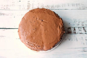 Шоколадный торт с масляным кремом - фото шаг 11