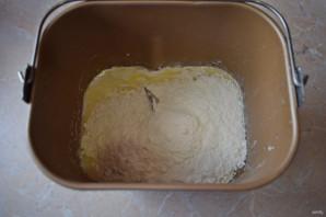 Хлеб на живых дрожжах в хлебопечке - фото шаг 5