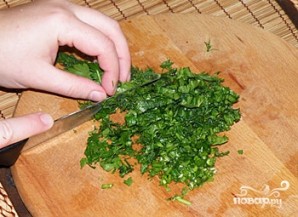 Греческий салат из баклажанов - фото шаг 7