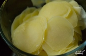 Картофельные чипсы в духовке без масла - фото шаг 5