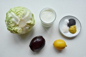 "Коулслоу" с маком - фото шаг 1