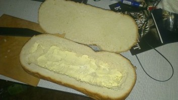 Мужской бутерброд - фото шаг 2