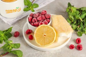 Малиновый лимонад с мороженым - фото шаг 1