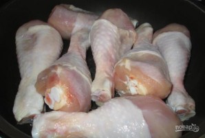 Рецепт курицы с чесночным соусом - фото шаг 1