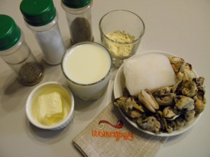 Морепродукты в сливочном соусе - фото шаг 1