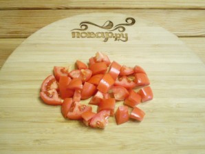 Салат из баклажанов и болгарского перца - фото шаг 3