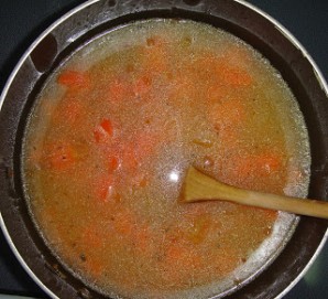 Морковный крем-суп с зеленью - фото шаг 4