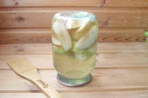 Компот из яблок с лимонной кислотой на зиму - фото шаг 7