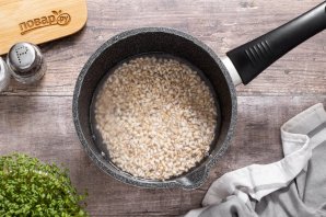 Перловка с грибами - фото шаг 2