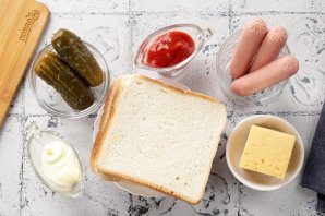 Запеченные бутерброды - фото шаг 1