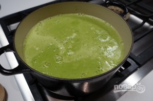 Суп-пюре из горошка с мятой - фото шаг 5