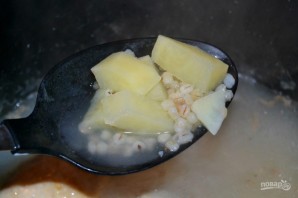 Суп из сушеных грибов с перловкой - фото шаг 10