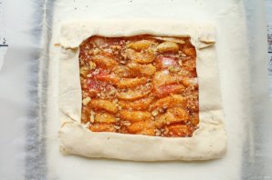 Слоеный пирог с абрикосами - фото шаг 5
