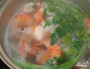 Сливочный суп с морепродуктами - фото шаг 3