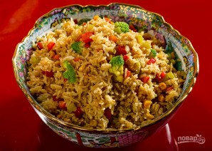 Рис с овощами по-китайски - фото шаг 5