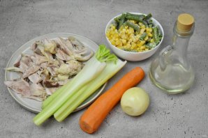 Куриный овощной суп - фото шаг 1